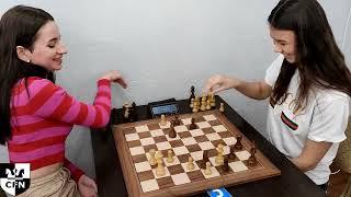 WFM E. Miroshnik (2025) vs WFM Zendaya (2010). Chess Fight Night. CFN. Blitz