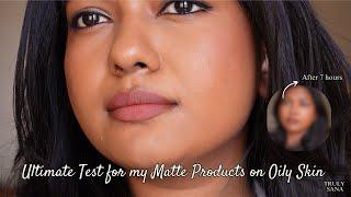 MATTE v DEWY PRODUCTS | ARE THERE REALLY ANY DIFFERENCE FOR OILY SKIN | AN THROUGH EXPERIMENT |