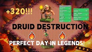 Best TH 16 Army with DRUID | Perfect Day In LEGENDS League | 3 Star Everything | Clash of Clans