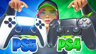 PS5 vs PS4 CONTROLLER in FORTNITE! - Welcher ist BESSER für RUBIX? 