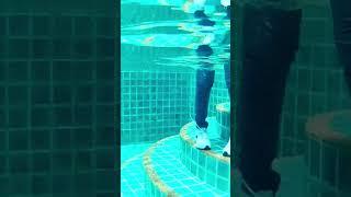 Underwater jeans #shorts