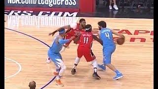 Milos Teodosic Behind-the-Back Assist for Harris