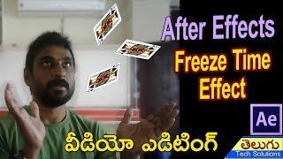 Freeze Time Effect Tutorial in After Effects | Time Freeze Effect |Card Freeze Time in After Effects