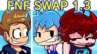 Friday Night Funkin' but BF & GF Swapped Roles | Saturday Night Swappin' 1.3 (FNF Mod/Eddsworld)