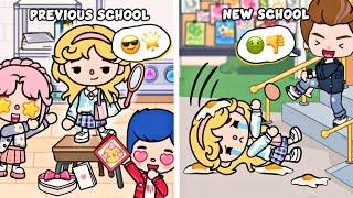 Most POPULAR Girl Becomes an OUTCAST After Changing Schools | Sad Story Toca Life World vs Aha World