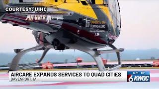 UI Health Care to open new AirCare helicopter base in Quad Cities