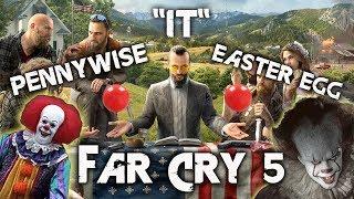 Far Cry 5: "It" Pennywise easter egg.