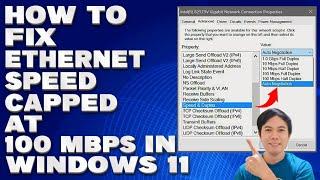 How To Fix Ethernet Speed Capped at 100MBPS in Windows 10/11 [2024 Updated]