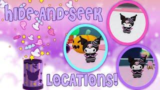 ALL Kuromi Locations! | Kuromi Hide-and-Seek | Roblox My Hello Kitty Cafe | Riivv3r