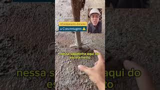 Eu sempre faço o concreto do piso da obra assim que termino as fundações! #engcivil#construcao