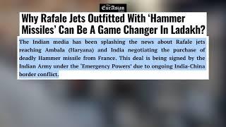 The Eurasian Times: Why Rafale Jets Outfitted With ‘Hammer Missiles’ Can Be A Game Changer In Ladakh