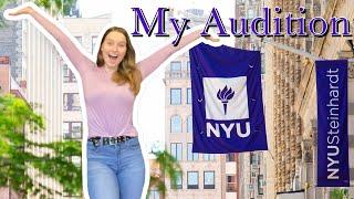 My NYU Audition + How I Got In | Musical Theatre