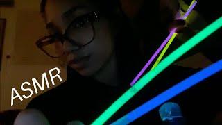 ASMR w/ GLOW STICKS *light triggers* || Mia Marie ￼