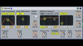 Ableton Live - Stereo Modulated Reverb + Shimmer Reverb [Ambient / Shoegaze / Dream-Pop / Drone]