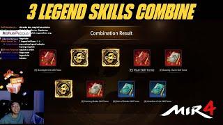 3 LEGEND SKILLS COMBINE NAGA LULU - MIR4