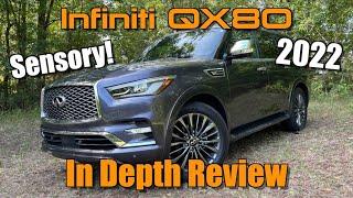 2022 Infiniti QX80 Sensory 4WD: Start Up, Test Drive & In Depth Review