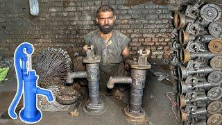 Amazing Process Of Manufacturing Handmade Water Pump (Nalka) In Massive Factory