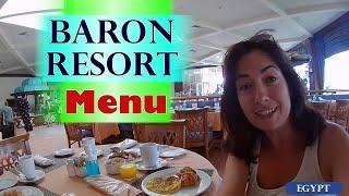 Обзор Меню Ресторана Baron Resort Шарм ель Шейх Египет 2020