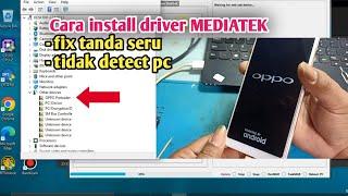 Cara instal driver mediatek di windows 10