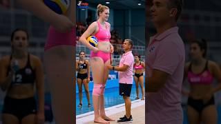 "Tallest Female Volleyball Star in USA  #TallQueen"#tallgirlfriend #volleyball #usa