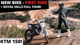 NEW BIKE FIRST RIDE + ROYAL HILLS FULL TOUR KTM 125!