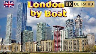 London Thames River: Boat Adventure Roundtrip Tower Bridge - Canary Wharf 8K/60