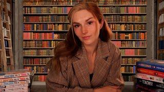 ASMR The Librarian Likes You | Book Recommendations, Writing Sounds, Paper Sounds & More!