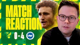 NORWICH CITY 0-4 BRIGHTON | THE GAP TO THE PREMIER LEAGUE IS MASSIVE!