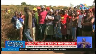 4 gangsters on motorbike kill 2 policemen in Githunguri