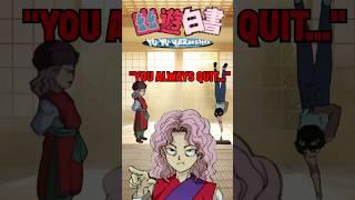 Genkai’s Motivational Wisdom: Don’t Quit Cause It Isn’t Easy! #animemotivation #anime #yuyuhakusho