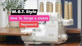 Serging a Tapered Sleeve | MGT Style