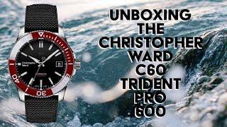 Unboxing the Christopher Ward C60 Trident Pro 600!