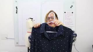 Diy-  Molde de camisa feminina fácil (frente e costas) - aula 164