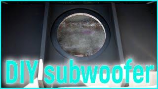 Как сделать скрытый сабвуфер в нише запаски в Daewoo Matiz DIY stealth subwoofer