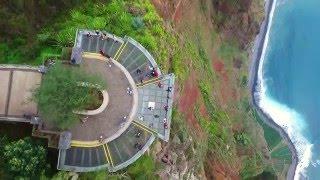 Cabo Girao (Europe’s Highest Cliff) Skywalk, Madeira, Portugal filmed with drone