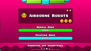 Geometry Dash Meltdown | Airborne Robots | 100% Complete! | Daniel’s doodles