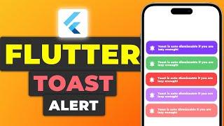 Flutter Toast Message Tutorial | Popup Messages Flutter Guide