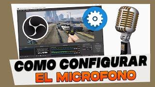 Como Activar y Configurar el Microfono en OBS Studio 2024