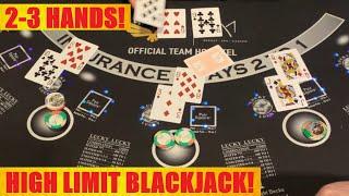 Conservative Strategy BLACKJACK! $1600 Buy in! 2-3 Hands! High Limit room at the M Resort Las Vegas!