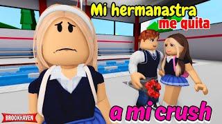 MI HERMANASTRA ME QUITA A MI CRUSH | Roblox Brookhaven rp | Mini Pelicula - Historia de Roblox