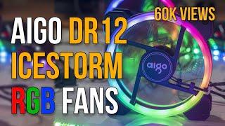 Aigo DR12 RGB LED Fans Unboxing and Short Review (Cheap RGB Fans)