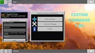 [ Add-on ] Custom Command UI - Add custom command in-game without script | Minecraft Bedrock 1.20+