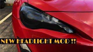 How to black out/paint Stock Scion FRS/BRZ/86 Headlights