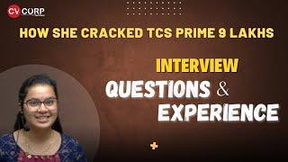 TCS NQT - Prime Selected Student - interview questions & experience