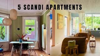 1 Hour | 5 Unique Scandinavian Apartment Tours | Interior Design Inspiration