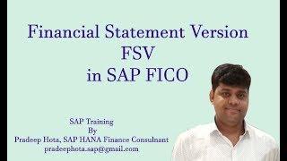 FSV Configuration in SAP | SAP FICO Financial Statement Version | FSV in SAP FICO