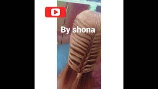 beautiful  party hair style for girls #youtube #shorts #fashionland by shona