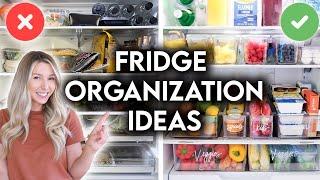 PINTEREST FRIDGE ORGANIZATION IDEAS | ORGANIZE WITH ME