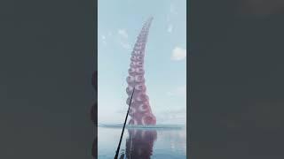 Kraken attacks boat | #shorts #viral #scary #kraken #scarystories #monster #octopus #viralshort