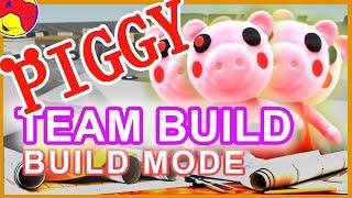 PIGGY Build Mode ОБНОВЛЕНИЕ! Как строить с другом! ответы на вопросы стройка  в пигги роблокс roblox